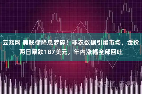 云燚网 美联储降息梦碎！非农数据引爆市场，金价两日暴跌187美元，年内涨幅全部回吐
