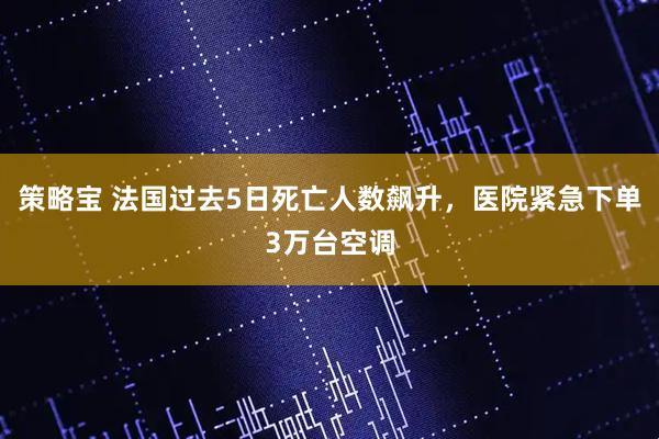 策略宝 法国过去5日死亡人数飙升，医院紧急下单3万台空调
